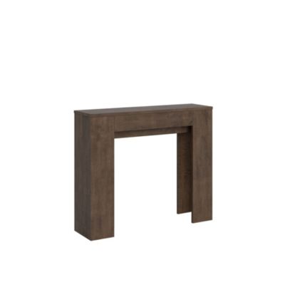 Console Extensible 90X25/181 Cm Noyer Slick