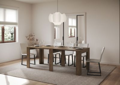 Console Extensible 90X25/181 Cm Noyer Slick