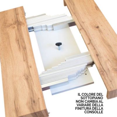 Console PAXON EVOLUTION extensible à 300 cm en frêne blanc