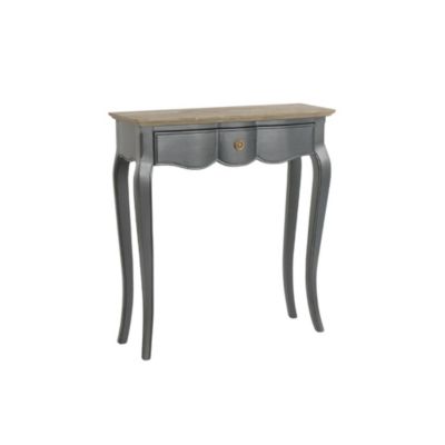 Console simple 1 tiroir L80 anthracite  - MADISON