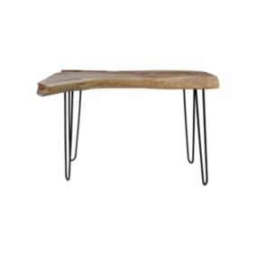 Console - Teck/fer - Naturel - 120 x 70 x 50 cm