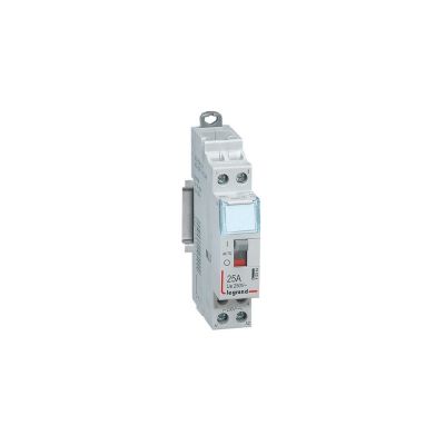 Contacteur de puissance CX3  bobine 230V  - 2P 250V  - 25A - contact 2F - 1 module - 412544 - LEGRAN