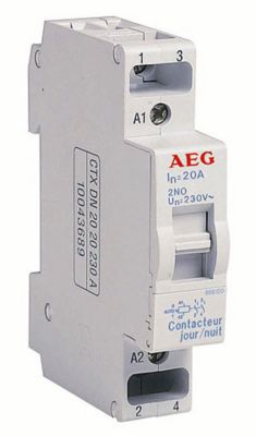 Contacteur Jour Nuit 20a 2 F 230v Aeg Castorama