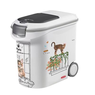 Conteneur a croquettes CURVER - 35L/12 kg - PETS COLLECTION - Pour chat