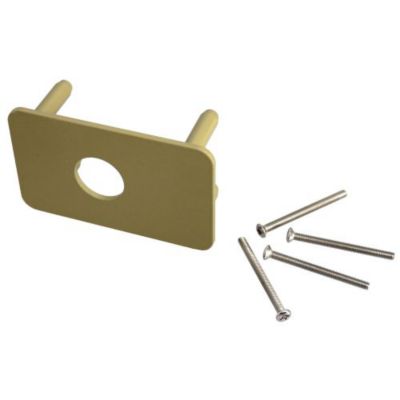 Contre-plaque 744V pour verrou V136 - ASSA ABLOY VACHETTE Jaune/Doré