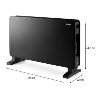 Convecteur de chauffage avec wifi 2000w noir DOMO DO7355CH