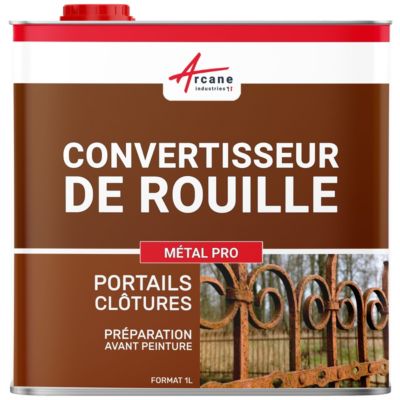 Convertisseur de rouille - Anti rouille métal  - 1 L - ARCANE INDUSTRIES