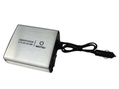 Convertisseur voiture 12V en 220V 300W Watt&Co + sortie USB