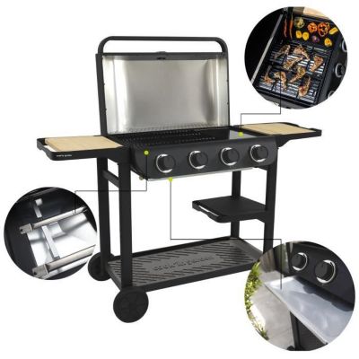 Cook'in Garden - Barbecue gaz FLAVO 76 SC sur chariot