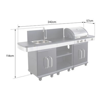 Cook'in Garden - Cuisine extérieure modulable FIDGI 3