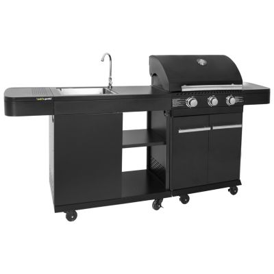 Cook'in Garden - Cuisine extérieure modulable FYRA - 3 brûleurs