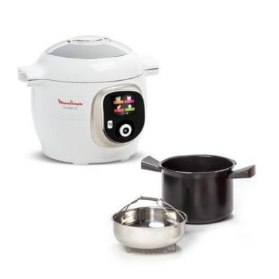 Cookéo MOULINEX - CE85BA10 - Multicuiseur intelligent - Capacité 6L - 6 programmes de cuisson - 180 recettes - 1600W