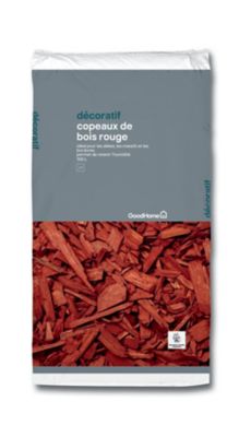 Copeaux de bois rouge