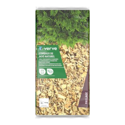 Copeaux De Bois Paillage Décoratif Vert Clair - 1 Litre, Colorés Aux Pigments Naturels, Pour Massifs Et Pots