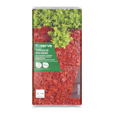 Copeaux de bois tendre rouge Verve 70L