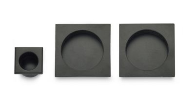 Coquille de tirage carré Neromat noir mat Ø48mm