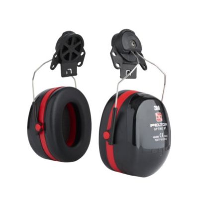 Coquilles antibruit 3M PELTOR Optime III SNR 33 dB à monter sur casque Noir Unique