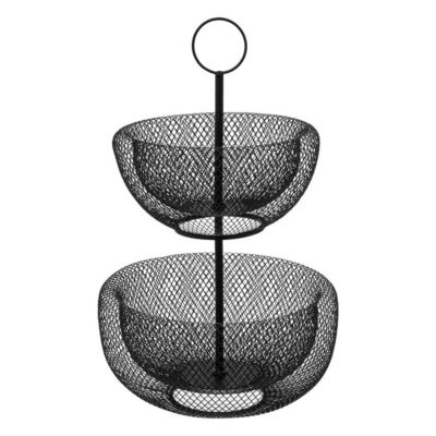 Corbeille 2 étages métal  24/29cm Mesh - 5Five