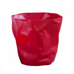 Corbeille design froissée Bin Bin H31cm en PVC - Essey