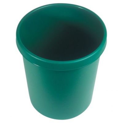 Corbeille à Papier en plastique classique coloré 30 litres - Vert