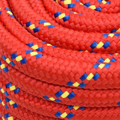 Corde de bateau Rouge 20 mm 100 m Polypropylène | Castorama