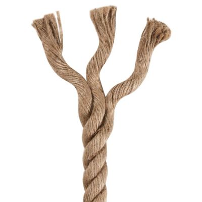 Corde jute 100 pourcent naturelle 10 mm 100 m resistant et flexible