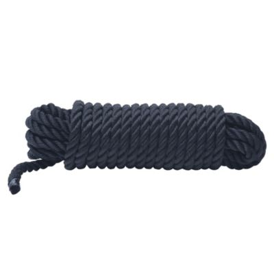Corde noire polyester 10 mètres WERKA PRO