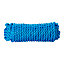 Corde torsadée en polypropylène bleue Diall ø12 mm, 15 m