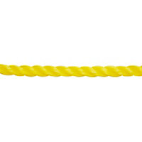 Corde torsadée en polypropylène jaune DIALL ø8 mm, 50 m