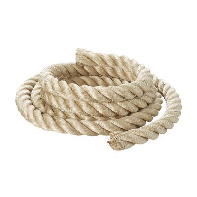 Corde torsadée de rampe beige Diall ø32 mm, vendue au mètre linéaire