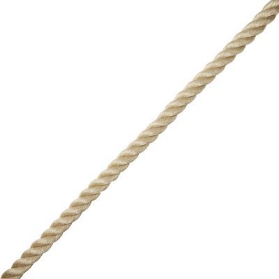 Corde torsadée de rampe beige Diall ø32 mm, vendue au mètre linéaire