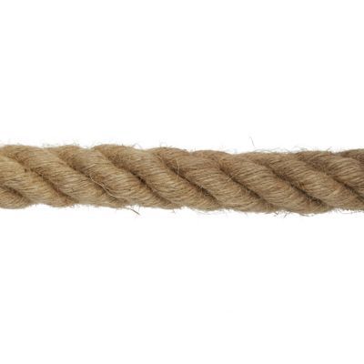 Corde torsadée de rampe en chanvre Diall ø32 mm, vendue au mètre linéaire