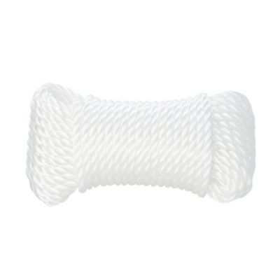 Corde torsadée en polypropylène blanche Diall ø6 mm, 7.5 m