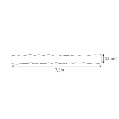 Corde torsadée en polypropylène bleue Diall ø12 mm, 7.5 m