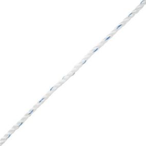 Corde torsadée de rampe en chanvre Diall ø32 mm, vendue au mètre