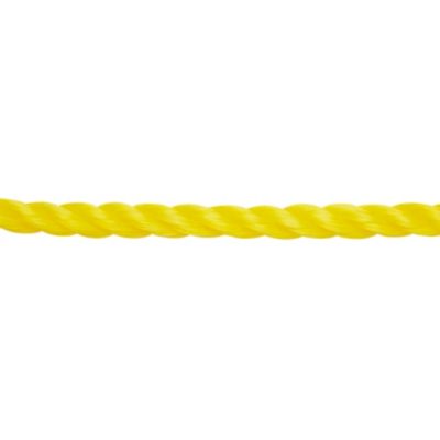 Corde d'escalade Reepschnur, diamètre 8,5 mm, tressée 16 fois, polyamide,  jaune-rouge-bleu, longueur 1 m