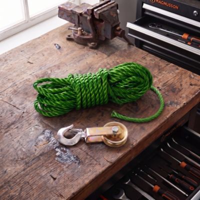 Corde torsadée en polypropylène verte Diall ø10 mm, 50 m