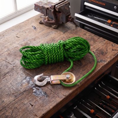 Corde torsadée en polypropylène verte Diall ø10 mm, 50 m