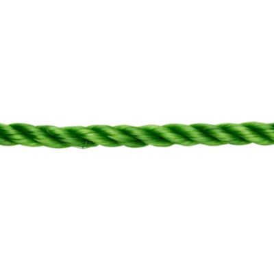 Corde torsadée en polypropylène verte Diall ø10 mm, 50 m