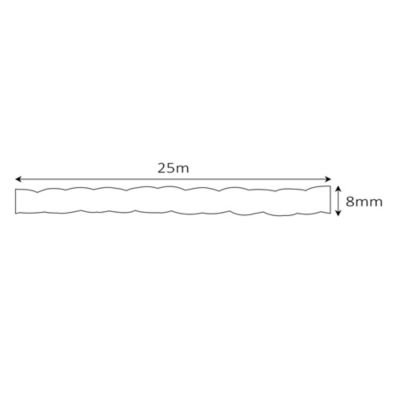 Corde torsadée en polypropylène verte DIALL ø8 mm, 25 m