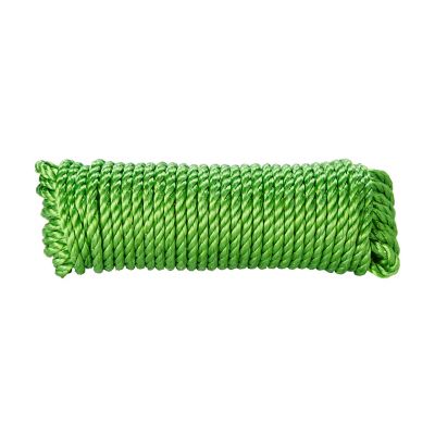 Corde torsadée en polypropylène verte DIALL ø8 mm, 25 m