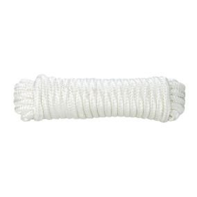 Corde torsadée en jute Diall ø8 mm, 10 m