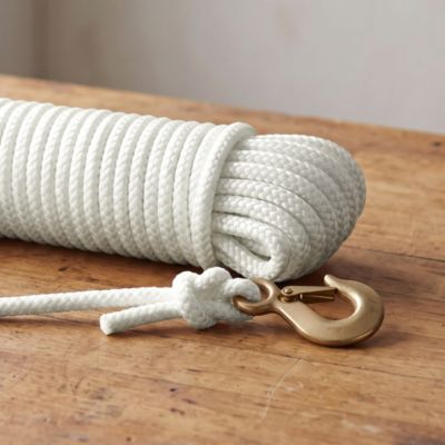 Corde tressée en nylon blanc Diall ø8 mm, 10 m