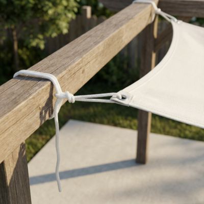 Corde tressée en polypropylène blanche DIALL ø4 mm, 20 m