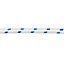 Corde tressée en polypropylène blanche et bleue DIALL ø10mm, 15 m