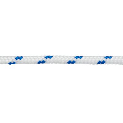 Corde tressée en polypropylène blanche et bleue Diall ø6 mm, 20 m