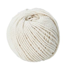 Cordeau de maçon en fil de coton blanc DIALL ø1.5 mm, 60 m