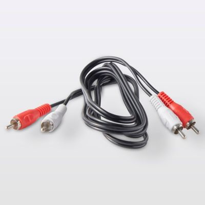 Cordon audio Jack 3.5 Mâle 2RCA Mâle noir Blyss, 1 m