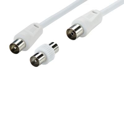 Cordon coaxial 9.52 mm x 5 m Diall 3C2V