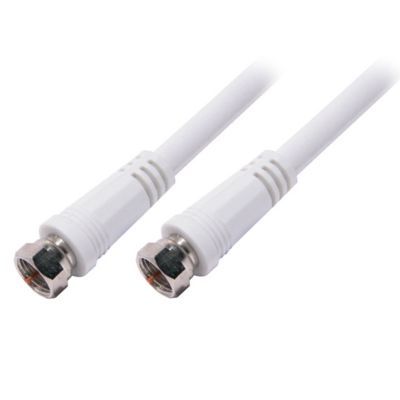 Electrovision - Cordon Coaxial âle Blanc En sachet. - Diensions